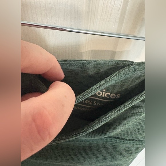 Outdoor Voices Warm Up Crop Leggings Hunter Green Compression Activewear Size S - Picture 10 of 10